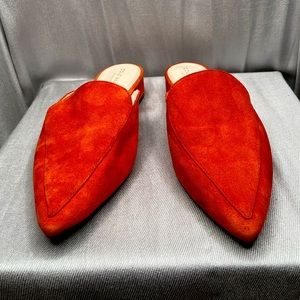 Cole Haan Leather Suede Mules